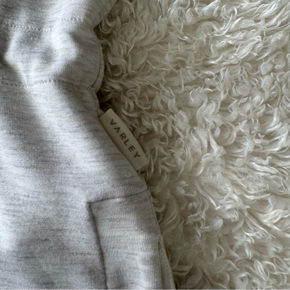 Varley Freya Ivory Marl Doublesoft Funnel Neck Tunic Sweatshirt Womens Medium - Picture 7 of 15